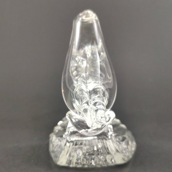 Vintage Clear Glass Love Birds Figurine - Picture 8 of 10
